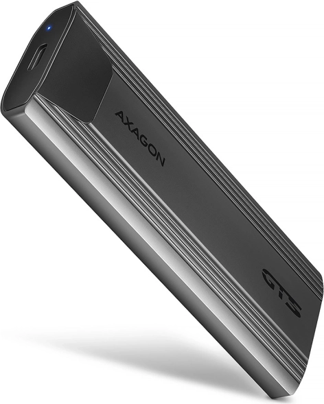 Vnější šroubová bezobslužná hliníková krabička USB-C 3.2 Gen 2 pro SSD M.2 NVMe & SATA