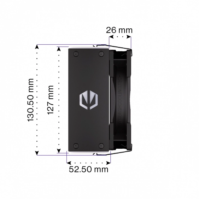 Chladič procesoru Endorfy Fera 5 Black ARGB
