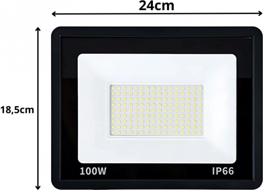 Venkovní LED reflektor 100W 6000K IP66