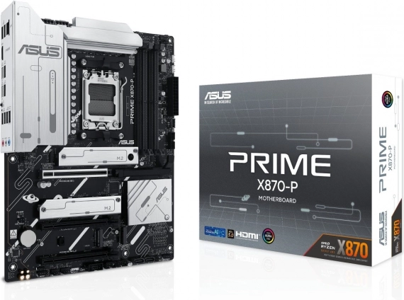 Asus PRIME X870-P – základní deska ATX pro AMD AM5 s DDR5, HDMI a USB‑C
