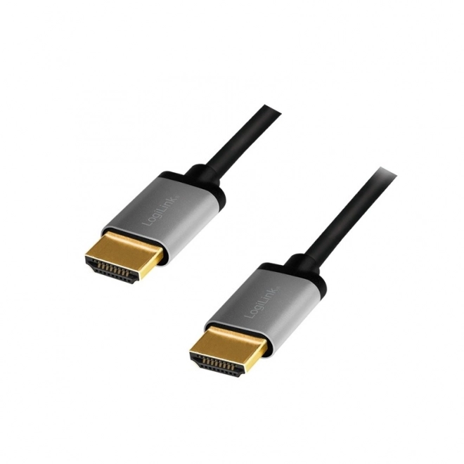 Kabel HDMI 4K/60Hz, hliníkový 3 m, černý