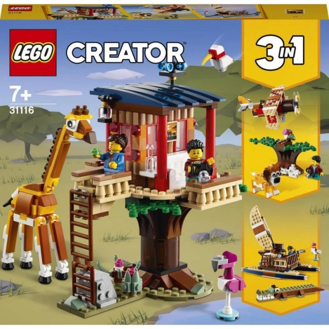 LEGO Creator 3v1 31116 Safari domek na stromě