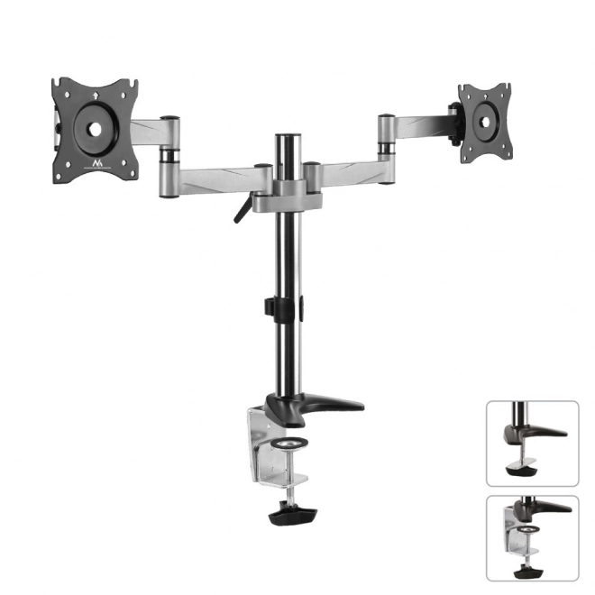 Stolní držák pro dva LCD monitory MC-714 13-27" 8kg hliník