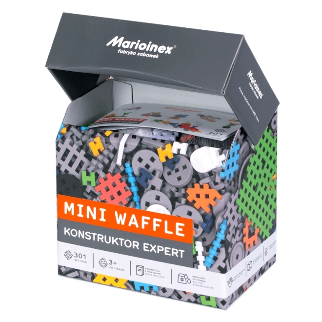Stavebnice MARIOINEX mini waffle konstruktor expert – 301 dílků