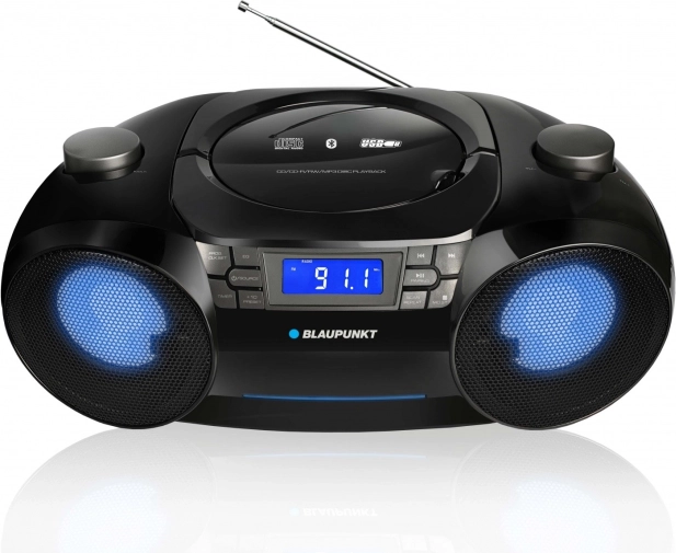 Boombox s LED osvětlením a Bluetooth technologií