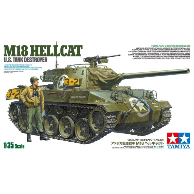 Model amerického stíhače tanků M18 Hellcat