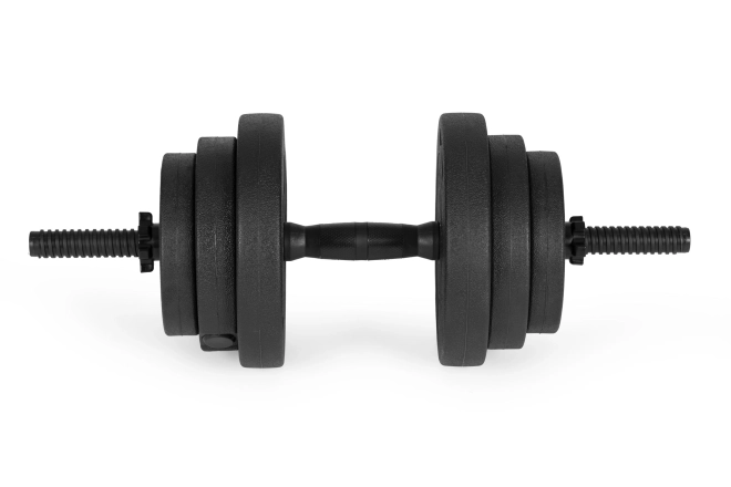 Nastavitelná činka 2x20 kg s osou a kettlebellem