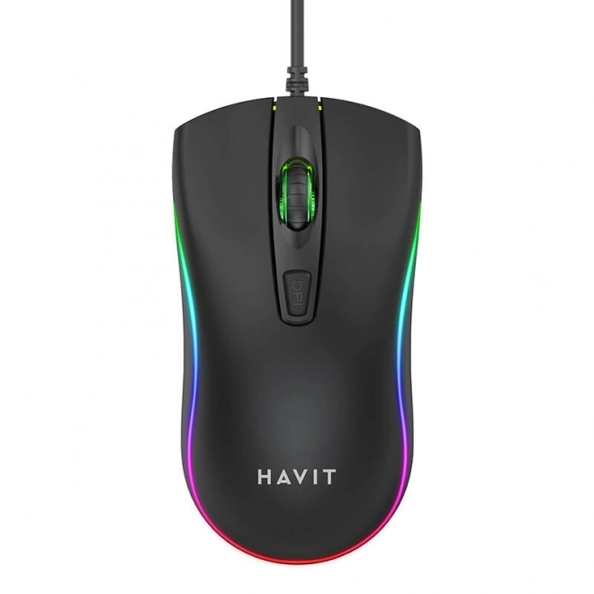 Herní myš Havit RGB