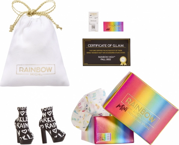 Rainbow High Kolekce Luxusních Bot Display 27 párů