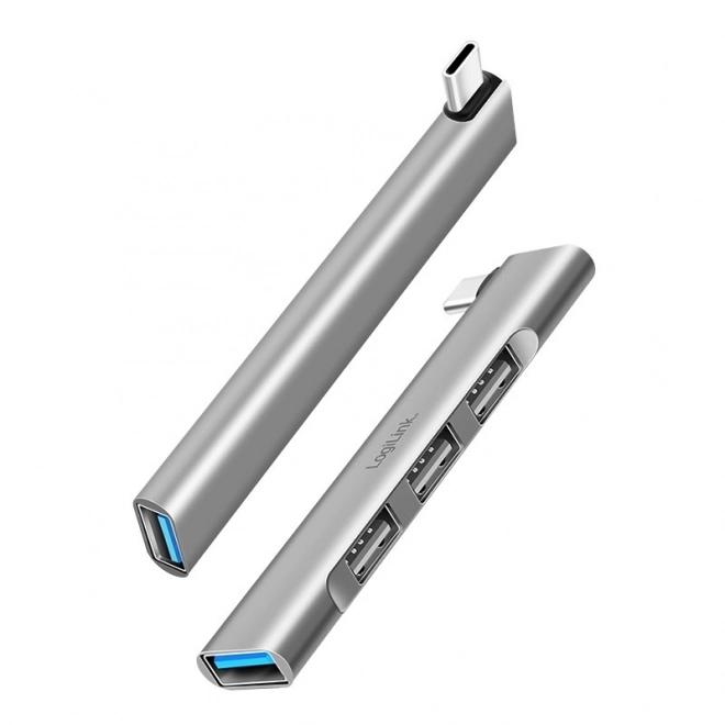 Elegantní USB-C HUB s 1x USB-A 3.0 a 3x USB-A 2.0