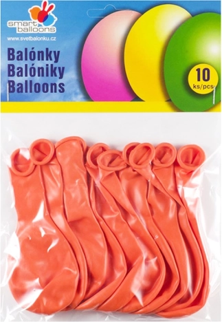 Oranžové nafukovací balónky