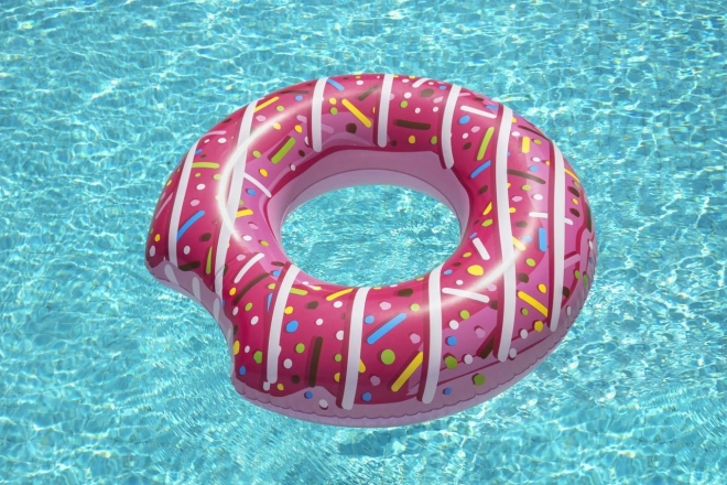 Bestway velké nafukovací kolo Hnědý donut 107cm – Růžové