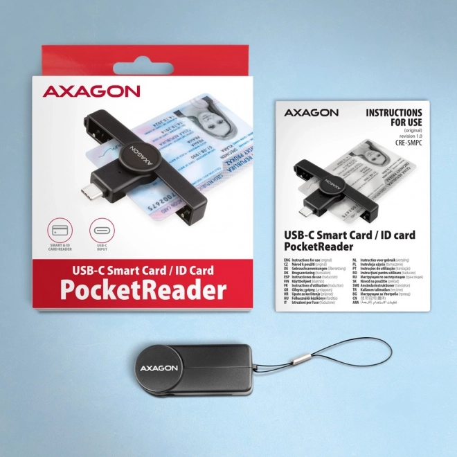 CRE-SMPC Čtečka průkazů PocketReader USB-C