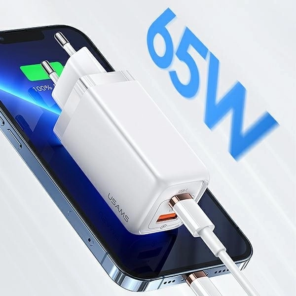 T47 USB/ USB-C 65W PD Rychlá síťová nabíječka