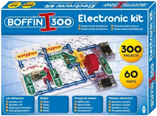 elektronická stavebnice BOFFIN I 300 – 300 projektů pro malé elektrotechniky
