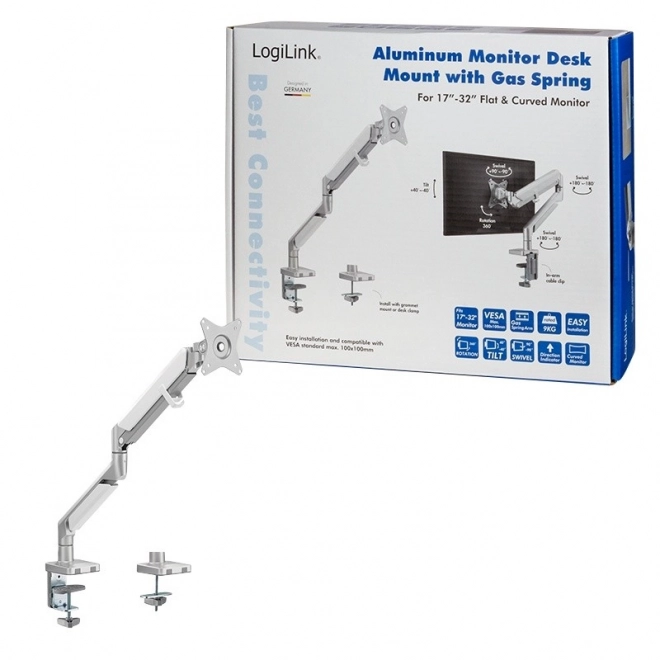 Držák na monitor, 17-27 palců, max. 9 kg.