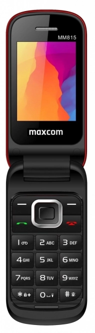 Červený DualSIM telefon MM