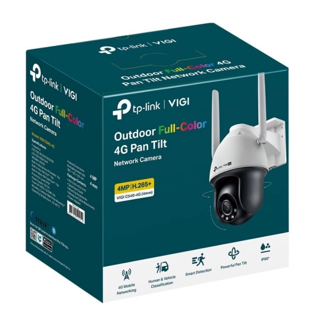 VIGI C540-4G(4mm) 4MP 4G LTE plnobarevná otočná/výklopná kamera