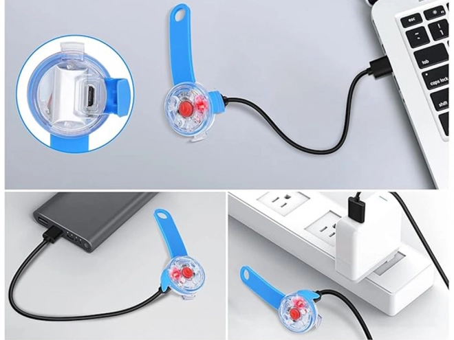 LED světlo pro obojek s USB nabíjením pro psy a kočky