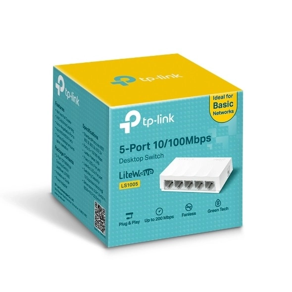 Přepínač typu desktop 5 portů 10/100 Mb/s