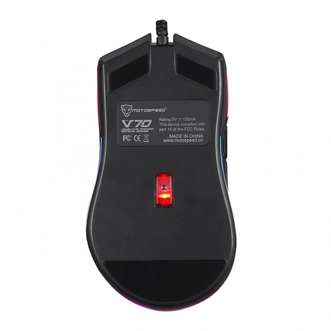 MMotospeed V70 Wired Gaming Mouse černá