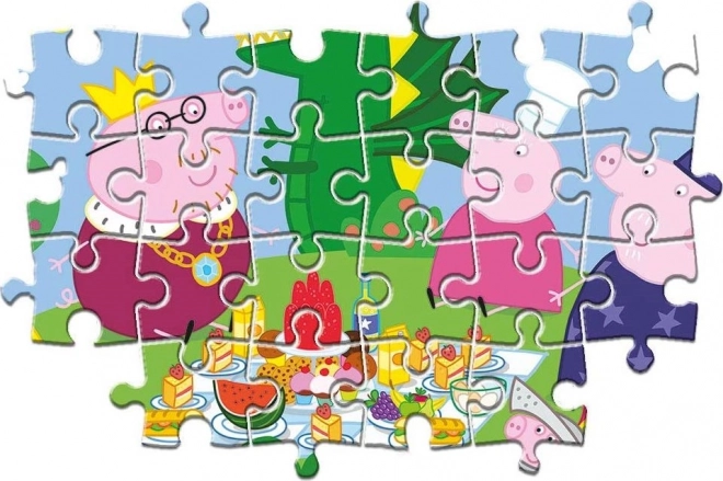 Puzzle 2x20 dílků Prasátko Peppa