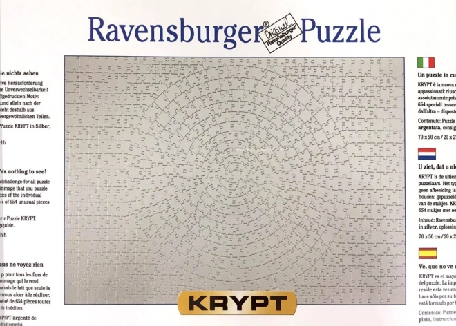 Puzzle 654 dílků Crypt Silver