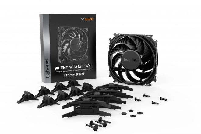 120mm ventilátor Silent Wings Pro 4 PWM