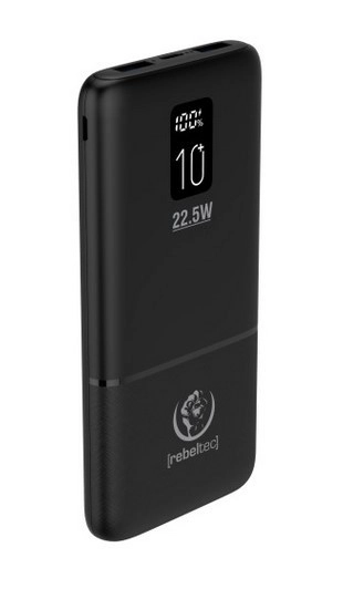 Powerbanka Rebeltec s LCD displejem 10 000mAh