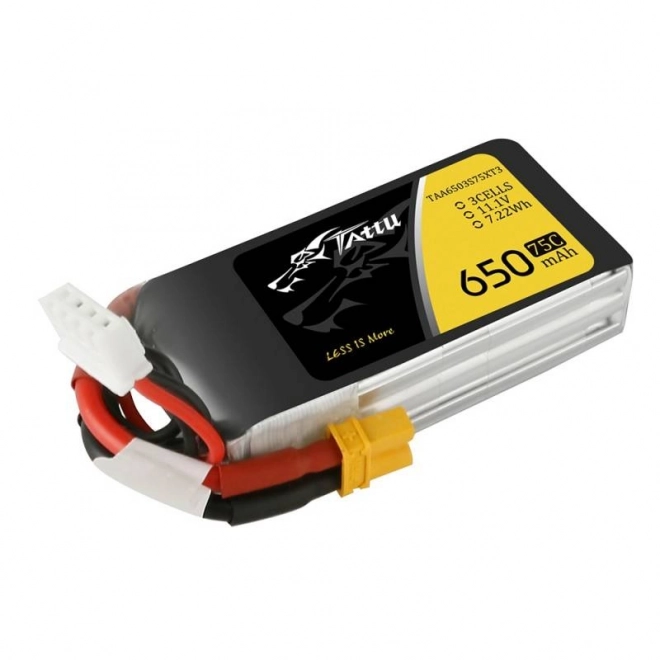Tattu LiPo baterie 650mAh 11,1V 3S 75C