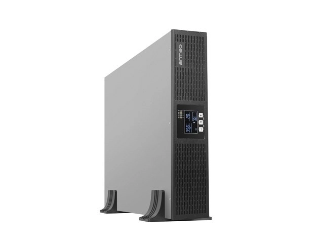 ARMAC záložní zdroj UPS on-line 1000 VA do racku, 4× IEC C13, USB‑B, LCD, kovové šasi