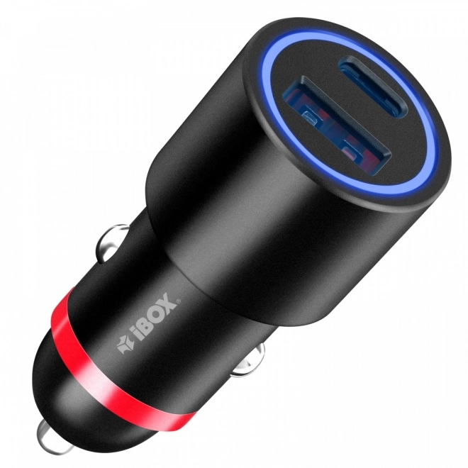 Autonabíječka IBOX 48 W USB‑A + USB‑C (PD 3.0, QC 3.0)