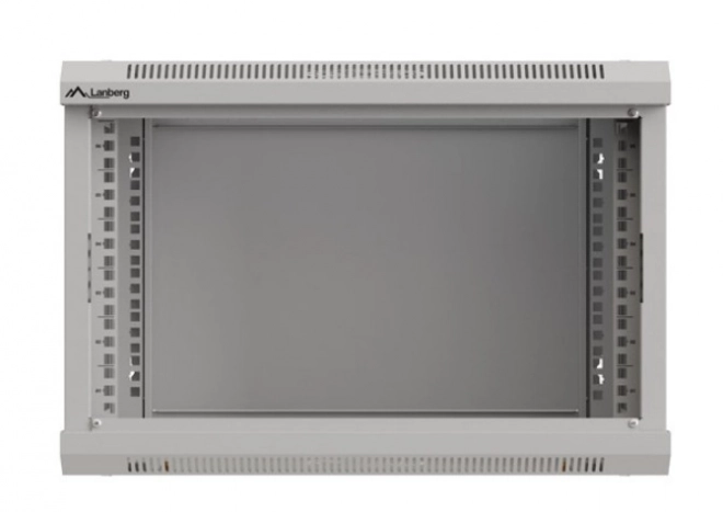 Instalační racková skříň Lanberg 6U 540x350 šedá s prosklenými dveřmi