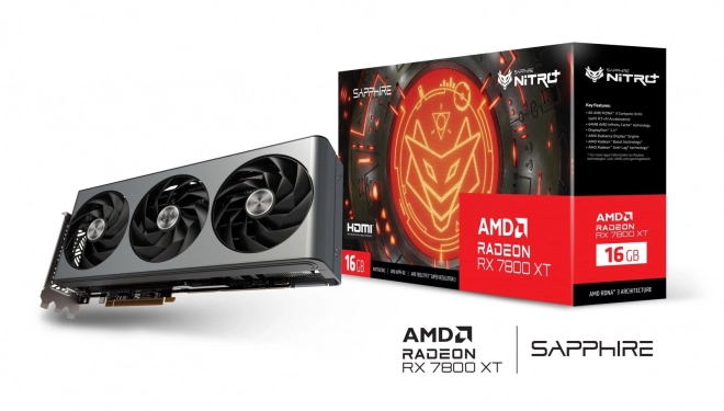 Grafická karta Sapphire Radeon RX 7800 XT Nitro+