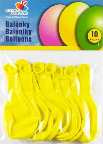 Nafukovací balónky žluté 10 ks