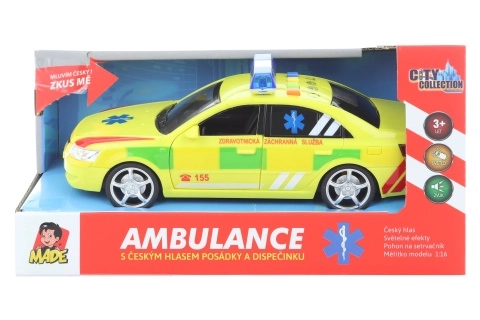 Ambulance s Majákem a Zvukovými Efekty