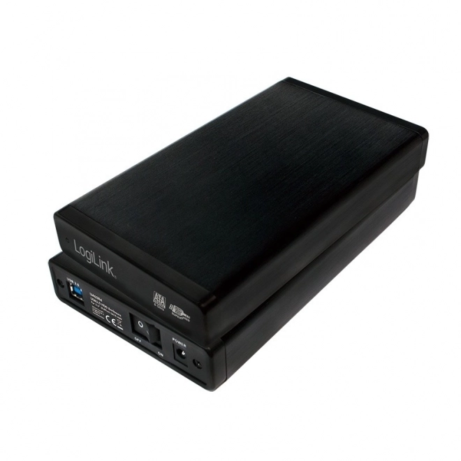 externí box na HDD 3,5" SATA s USB 3.0, černý hliníkový