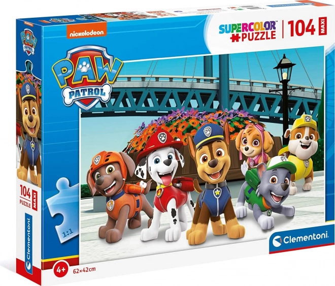 Puzzle 104 dílků maxi Tlapková patrola