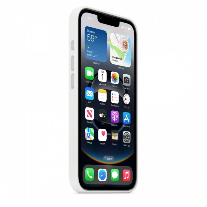 Silikonové pouzdro pro iPhone - bílé