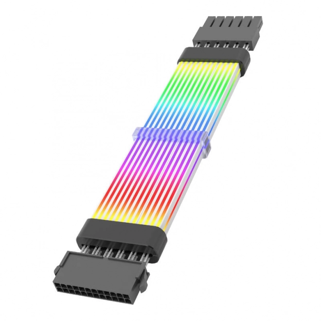 Prodlužovací kabel Darkflash 24PIN ARGB černý