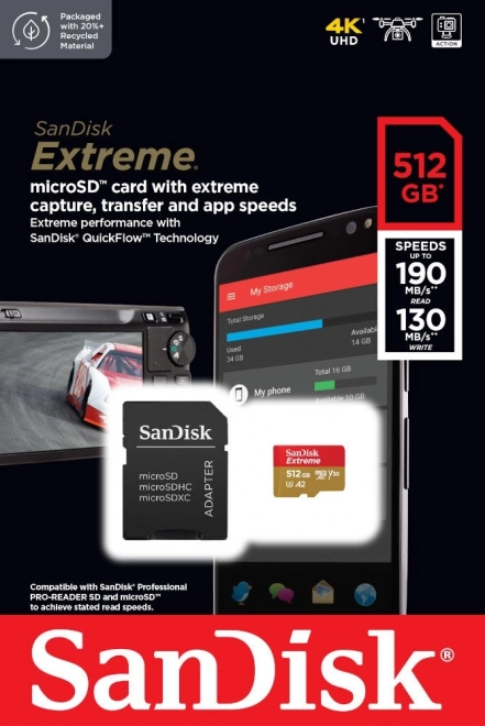 Karta paměti SanDisk Extreme microSDXC 512GB