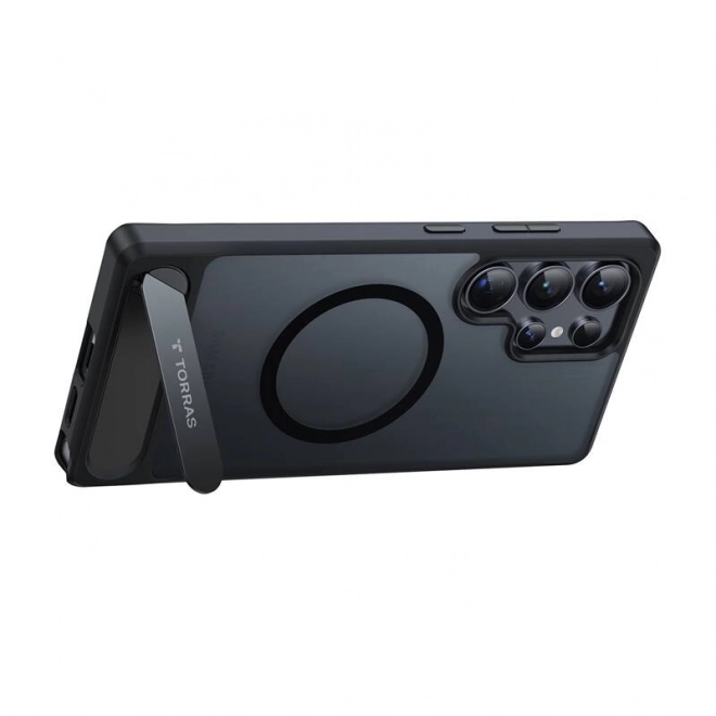 Pouzdro na telefon Torras Pstand Series pro Samsung S25 Ultra černé