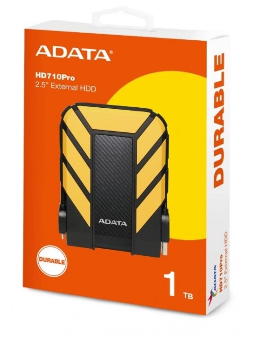 Externí pevný disk ADATA DashDrive Durable HD710 1TB USB 3.1 Žlutý