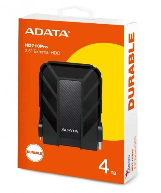 Externí pevný disk ADATA DashDrive Durable HD710 4TB USB3.1 černý