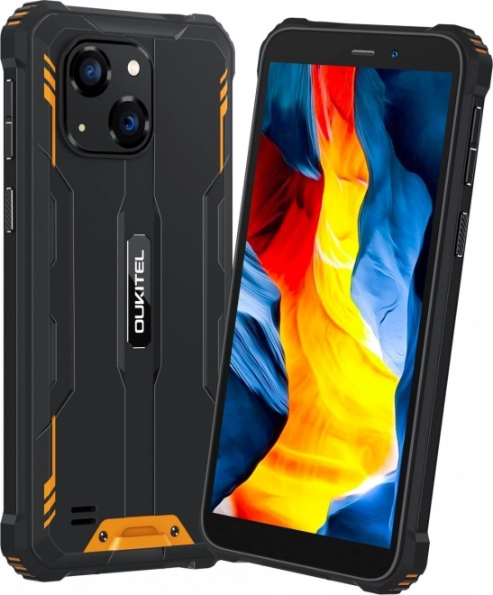 Chytrý telefon G2 4G odolný IP69K pomerančový