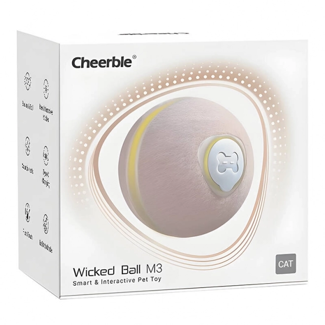Interaktivní míček pro kočky Cheerble Wicked Ball