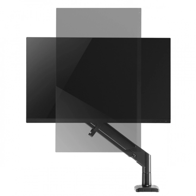 Ergonomické držák monitoru s plynovou pružinou černý