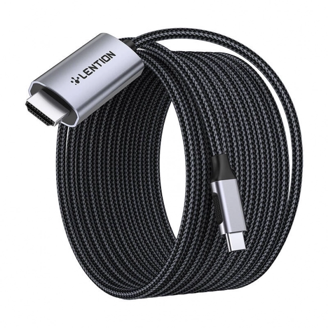 Lention Kabel USB-C na 4K60Hz HDMI, 3 m (šedý)