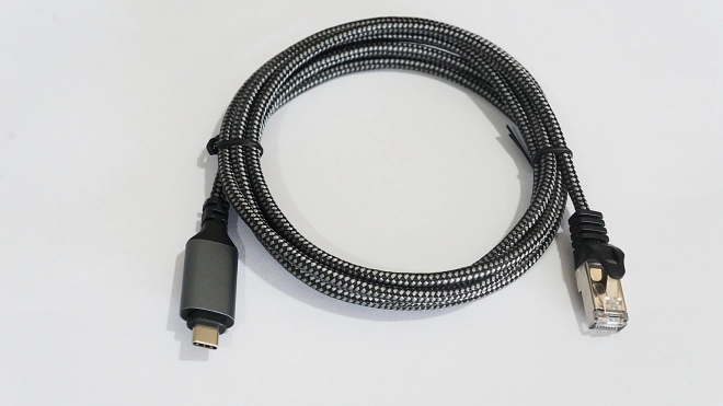 Kabel USB C na RJ-45 2 m kategorie 6, 1 Gbit