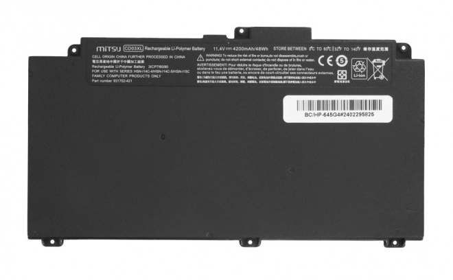 Baterie do notebooku HP ProBook 640 645 650 G4 G5 G7 4200 mAh